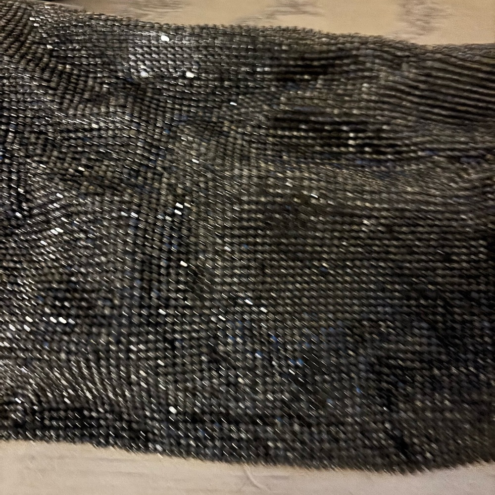 Express Shimmering rhinestone knot Black Shoulder Bag - Picture 6 of 7